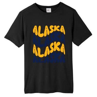 Alaska Retro Wave Tall Fusion ChromaSoft Performance T-Shirt