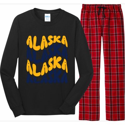 Alaska Retro Wave Long Sleeve Pajama Set