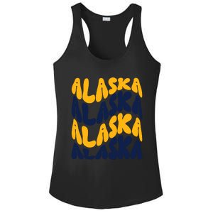 Alaska Retro Wave Ladies PosiCharge Competitor Racerback Tank