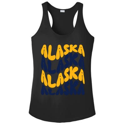 Alaska Retro Wave Ladies PosiCharge Competitor Racerback Tank