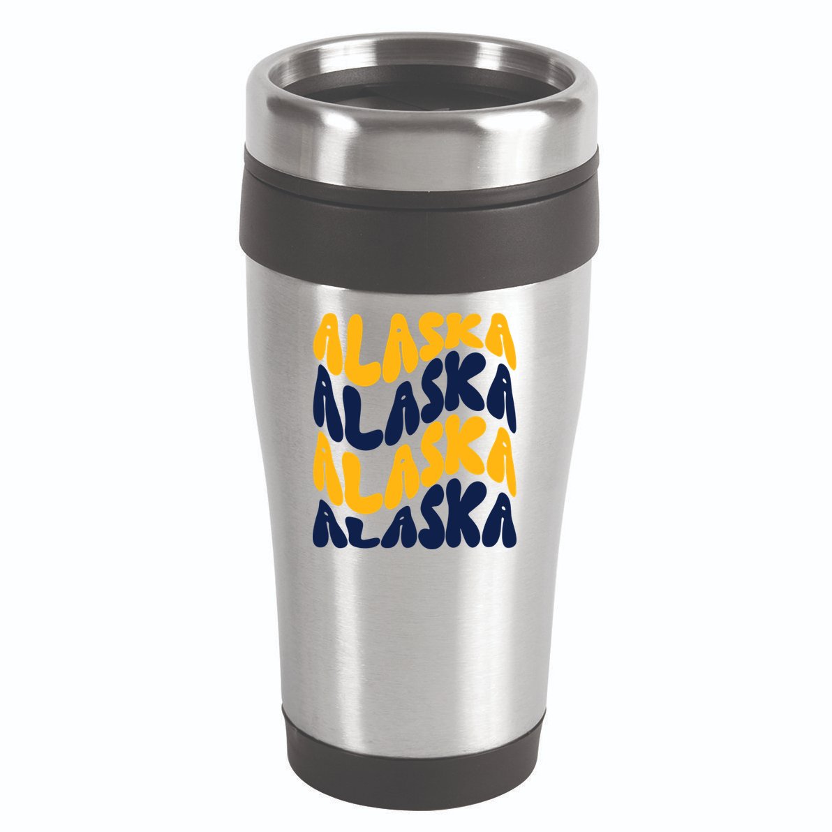 Alaska Retro Wave 16oz Travel Tumbler