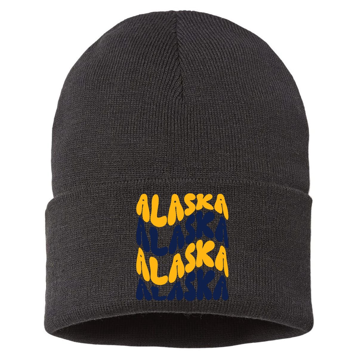 Alaska Retro Wave Sustainable Knit Beanie