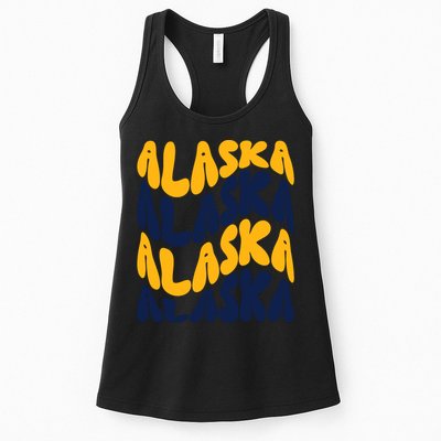 Alaska Retro Wave Womens Tank Top