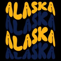Alaska Retro Wave Baby Bodysuit