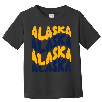 Alaska Retro Wave Toddler T-Shirt