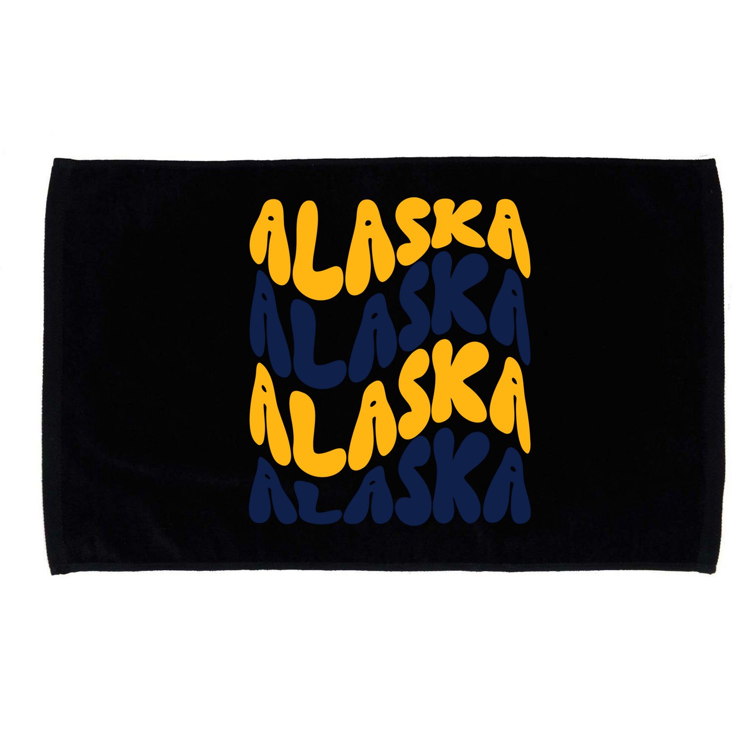 Alaska Retro Wave Microfiber Hand Towel