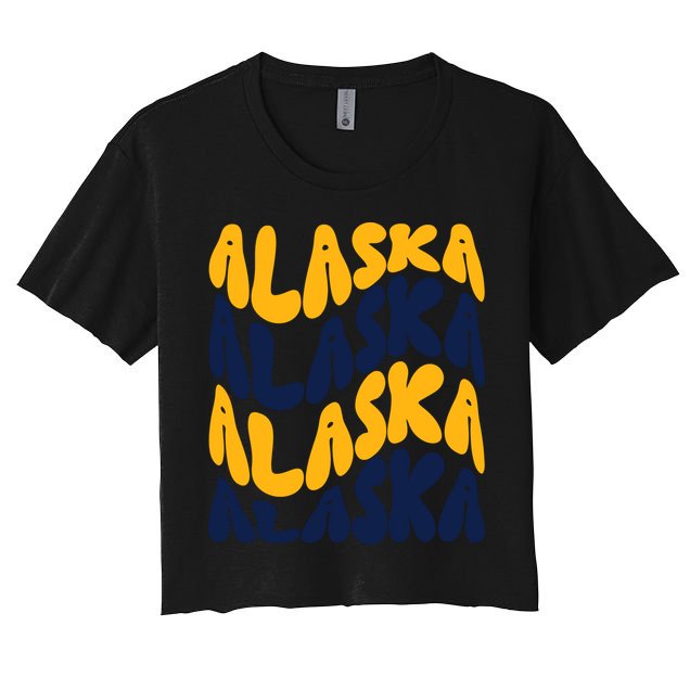 Alaska Retro Wave Crop Top