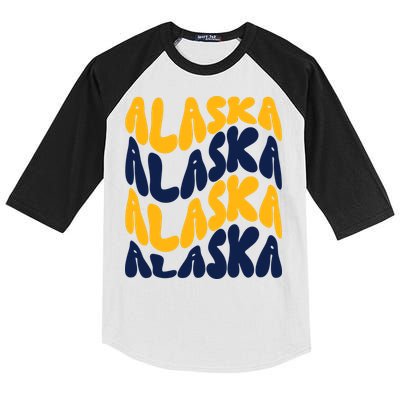 Alaska Retro Wave Kids Colorblock Raglan Jersey