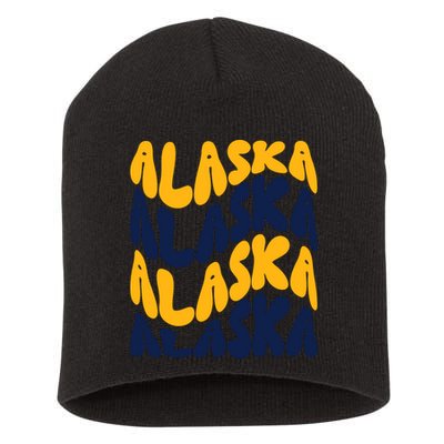 Alaska Retro Wave Short Acrylic Beanie