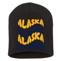 Alaska Retro Wave Short Acrylic Beanie