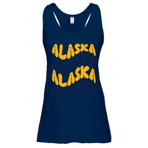 Alaska Retro Wave Ladies Essential Flowy Tank