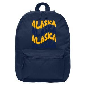 Alaska Retro Wave 16 in Basic Backpack