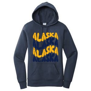 Alaska Retro Wave Women's Pullover Hoodie