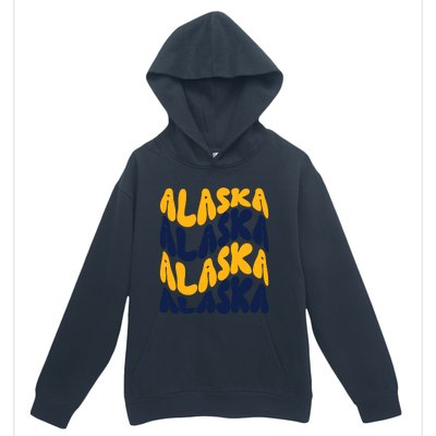 Alaska Retro Wave Urban Pullover Hoodie