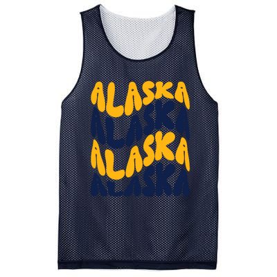 Alaska Retro Wave Mesh Reversible Basketball Jersey Tank