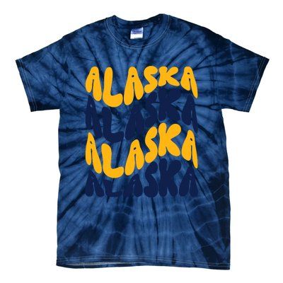 Alaska Retro Wave Tie-Dye T-Shirt