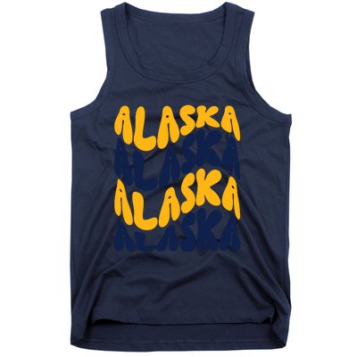 Alaska Retro Wave Tank Top