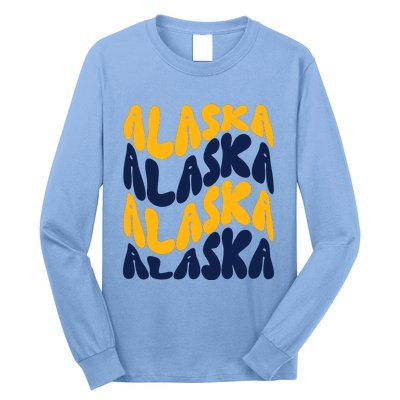 Alaska Retro Wave Long Sleeve Shirt