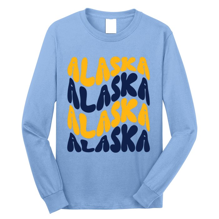 Alaska Retro Wave Long Sleeve Shirt