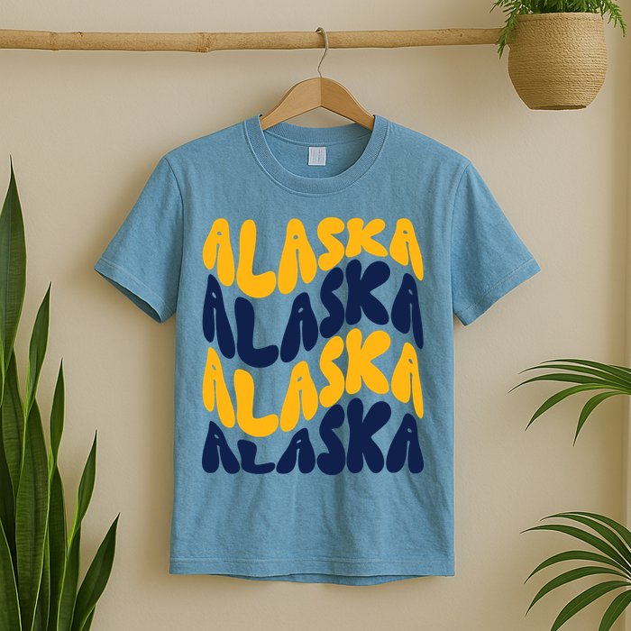 Alaska Retro Wave T-Shirt