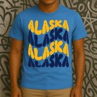 Alaska Retro Wave T-Shirt