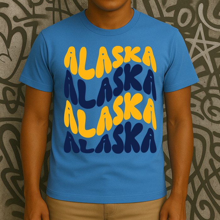 Alaska Retro Wave T-Shirt