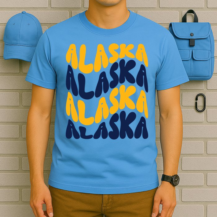 Alaska Retro Wave T-Shirt