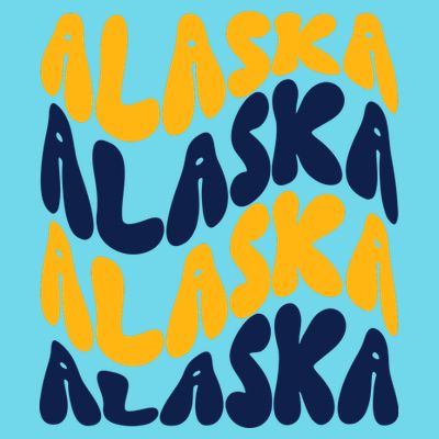 Alaska Retro Wave T-Shirt