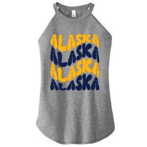 Alaska Retro Wave Women's Perfect Tri Rocker Tank