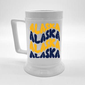 Alaska Retro Wave Beer Stein