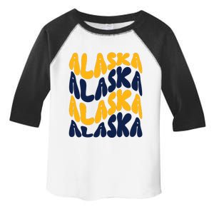 Alaska Retro Wave Toddler Fine Jersey T-Shirt