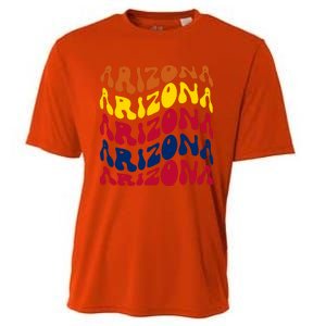 Arizona Retro Wave Cooling Performance Crew T-Shirt