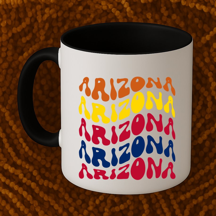 Arizona Retro Wave Mug