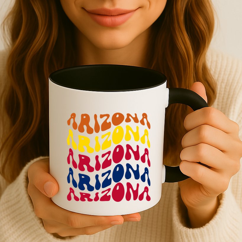 Arizona Retro Wave Mug