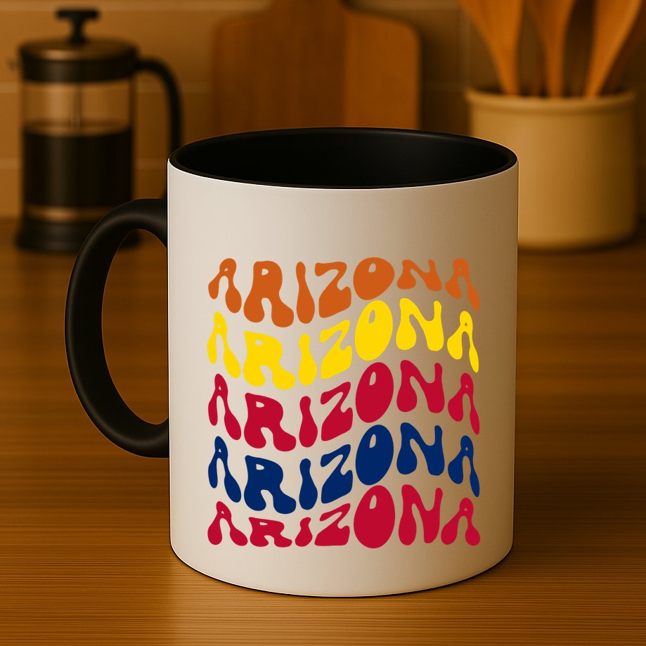 Arizona Retro Wave Mug