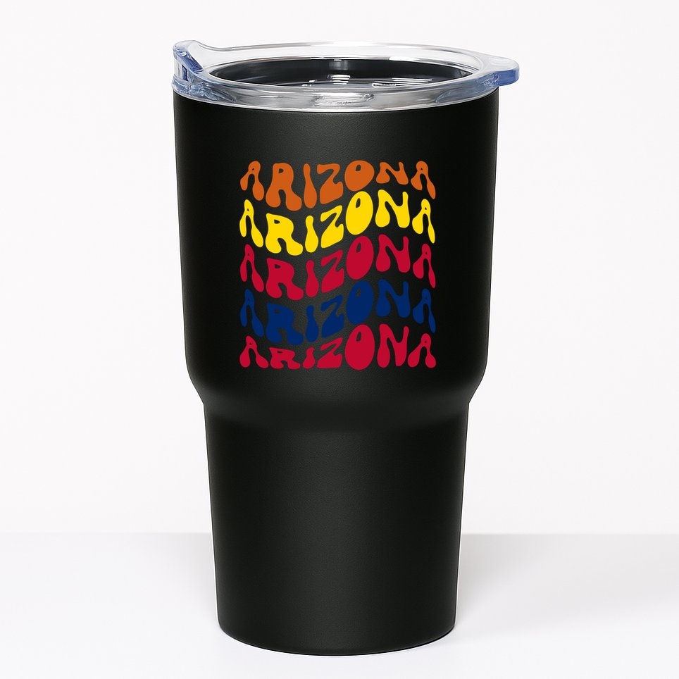 Arizona Retro Wave Tumbler
