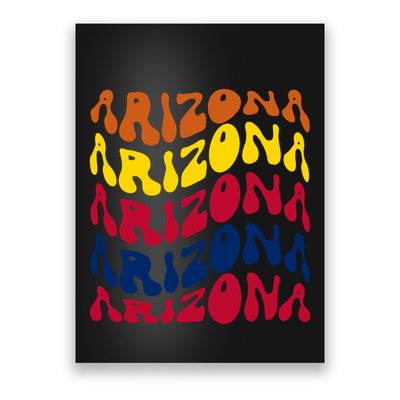 Arizona Retro Wave Poster