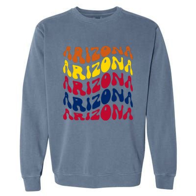 Arizona Retro Wave Garment-Dyed Sweatshirt