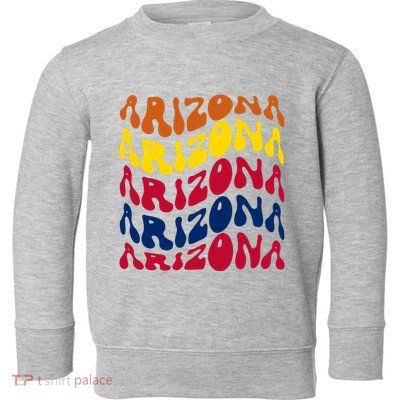 Arizona Retro Wave Toddler Sweatshirt