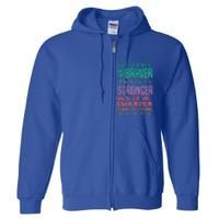 Always Remember You Are Braver Than You Believe Motivation Gift Full Zip Hoodie