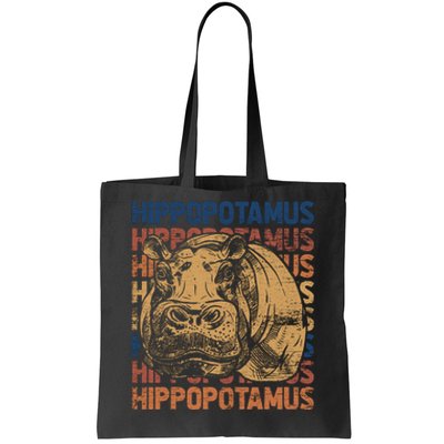 Animal Rights Zookeeper Africa Gift Idea Hippo Tote Bag