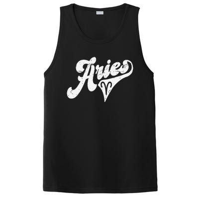 Aries Retro Zodiac Astrology Horoscope Aries PosiCharge Competitor Tank