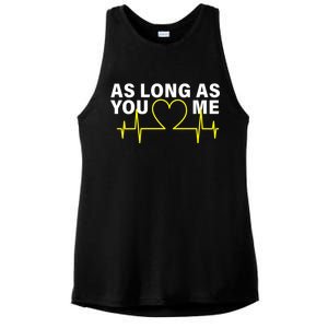 As Long As You Love Me Ladies PosiCharge Tri-Blend Wicking Tank