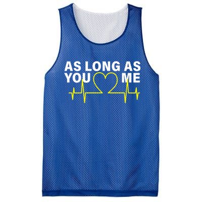 As Long As You Love Me Mesh Reversible Basketball Jersey Tank