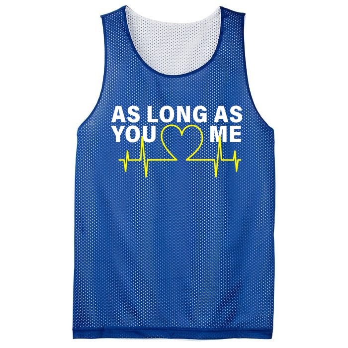 As Long As You Love Me Mesh Reversible Basketball Jersey Tank