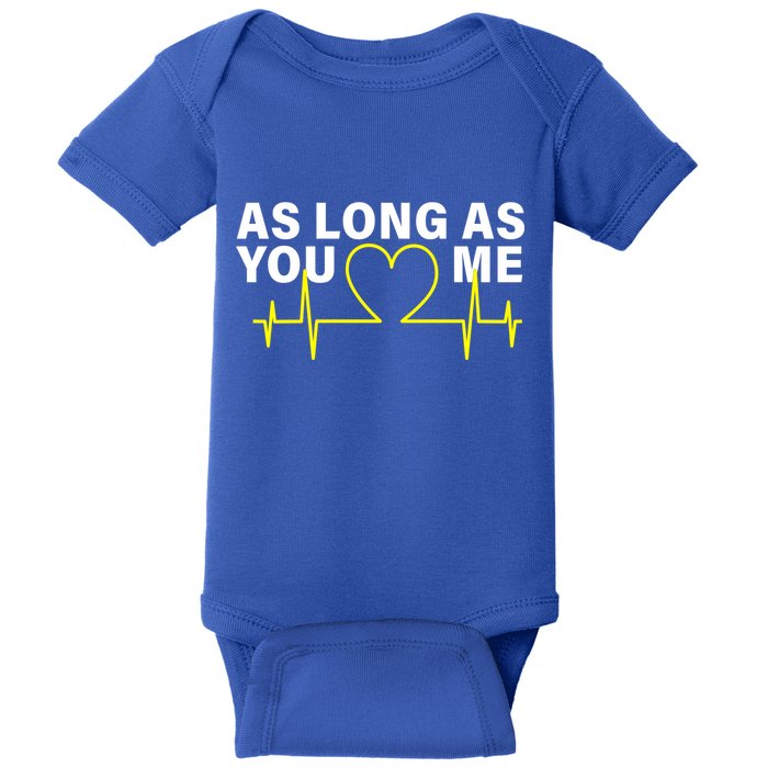 As Long As You Love Me Baby Bodysuit