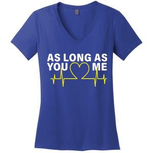 As Long As You Love Me Women's V-Neck T-Shirt