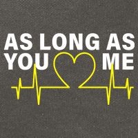 As Long As You Love Me Cotton Canvas Backpack
