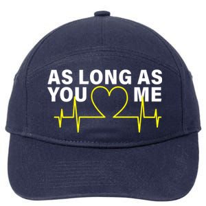 As Long As You Love Me 7-Panel Snapback Hat