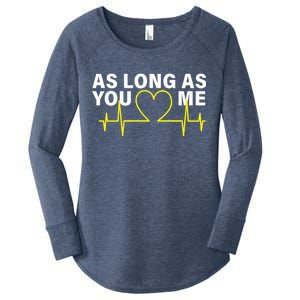 As Long As You Love Me Women's Perfect Tri Tunic Long Sleeve Shirt